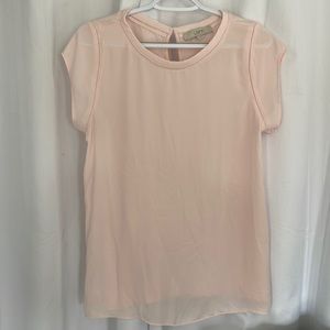 Loft light pink blouse medium like new condition